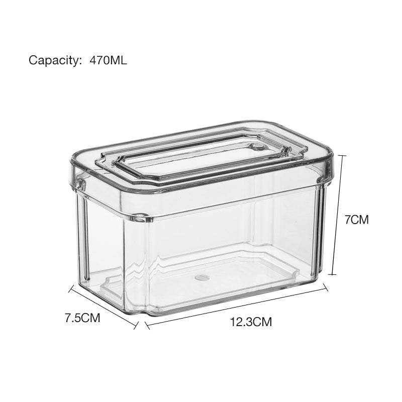 Plastic kitchen organizers with lid  470ml