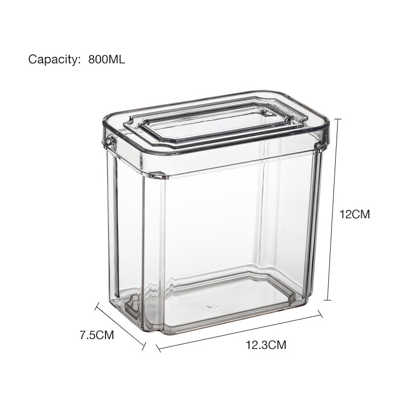 Plastic kitchen organizers with lid  800ml