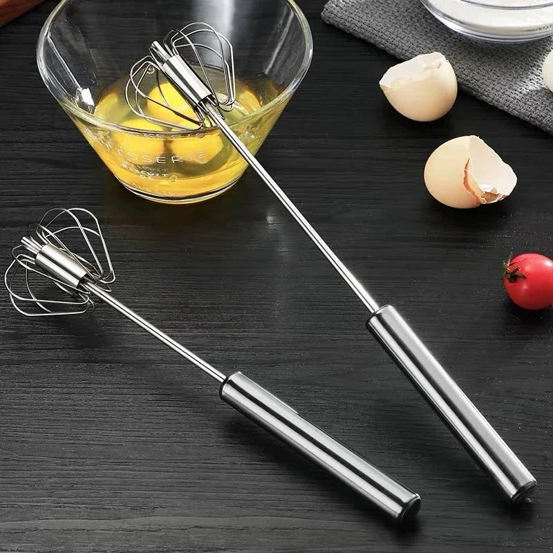 Stainless Steel Hand Push Whisk