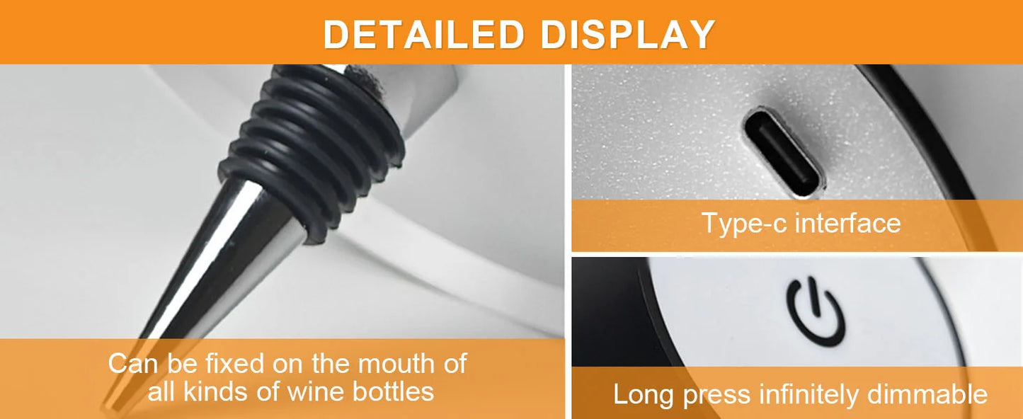 Wine Bottle Stopper Lamp
