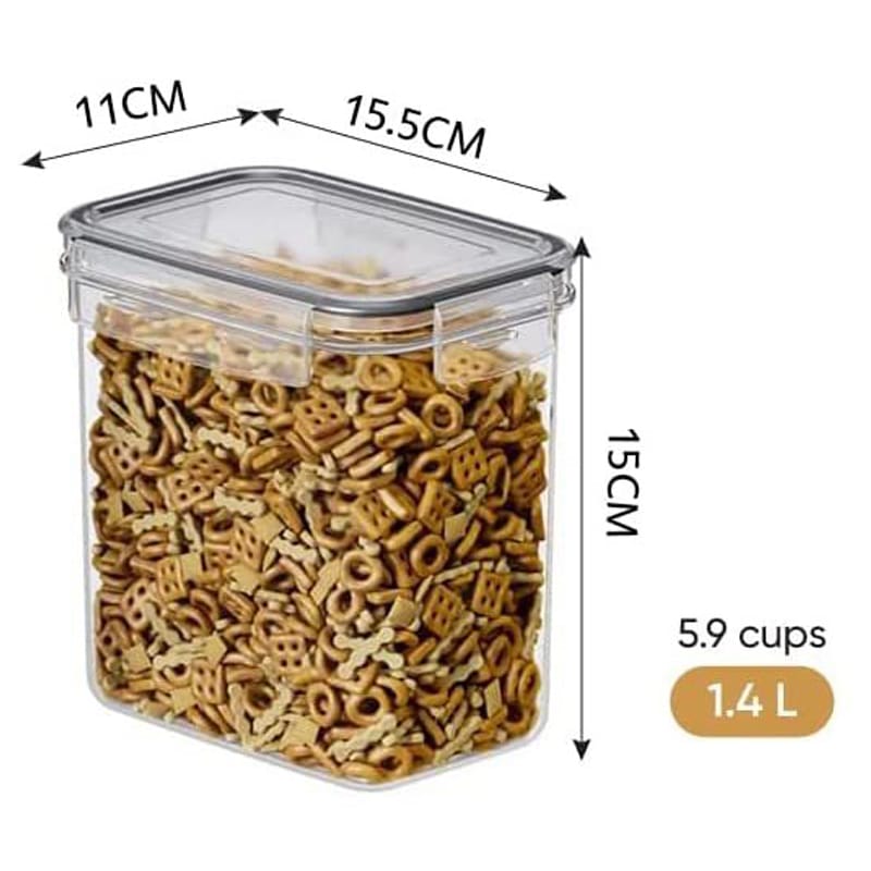 Plastic kitchen storage set of 14pcs BPA free