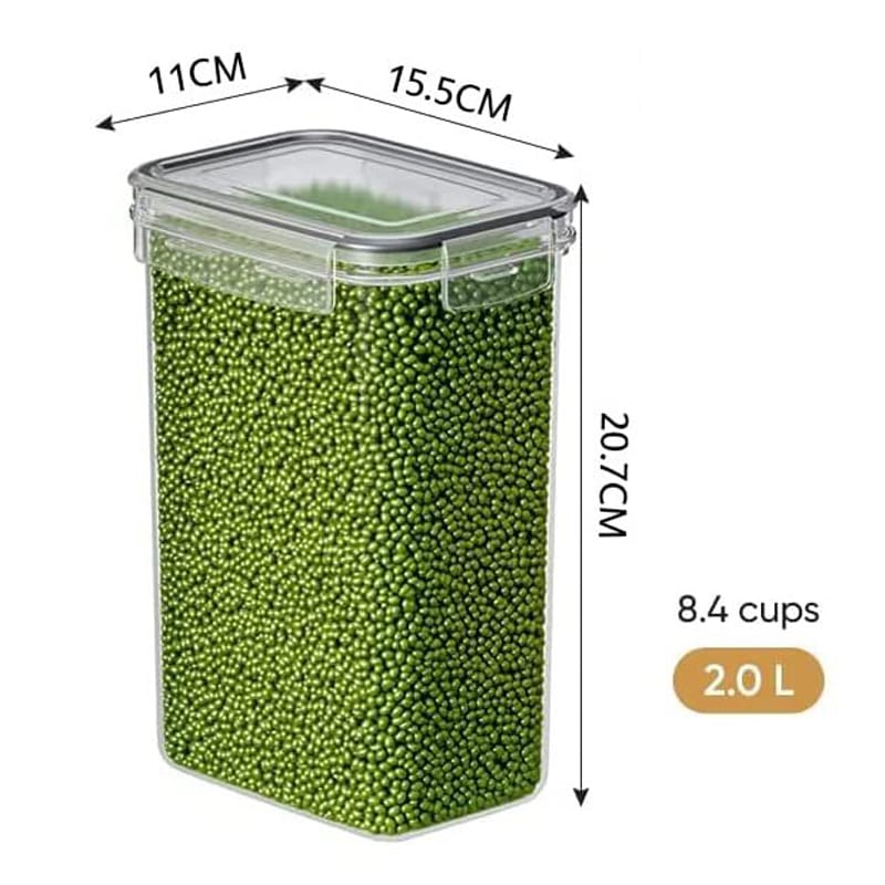 Plastic kitchen storage set of 14pcs BPA free