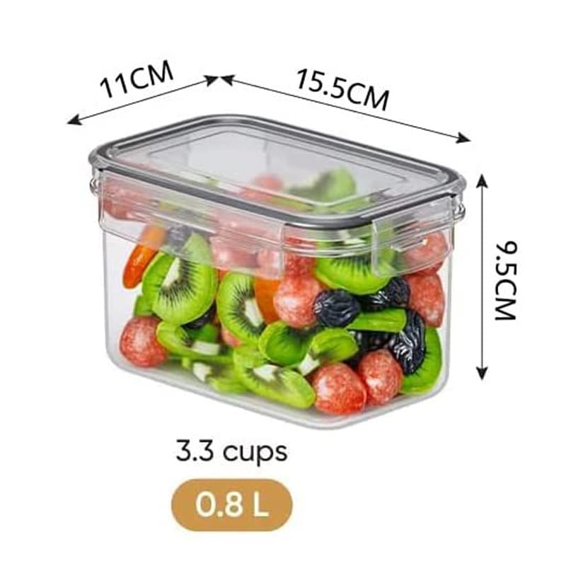 Plastic kitchen storage set of 14pcs BPA free
