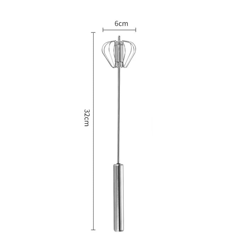 Stainless Steel Hand Push Whisk