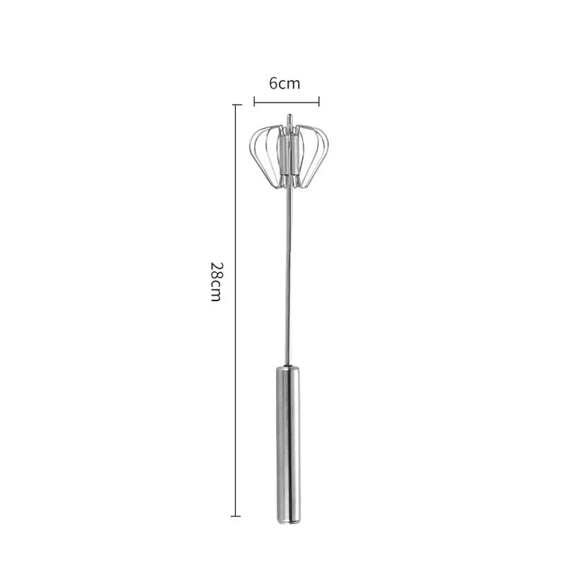 Stainless Steel Hand Push Whisk